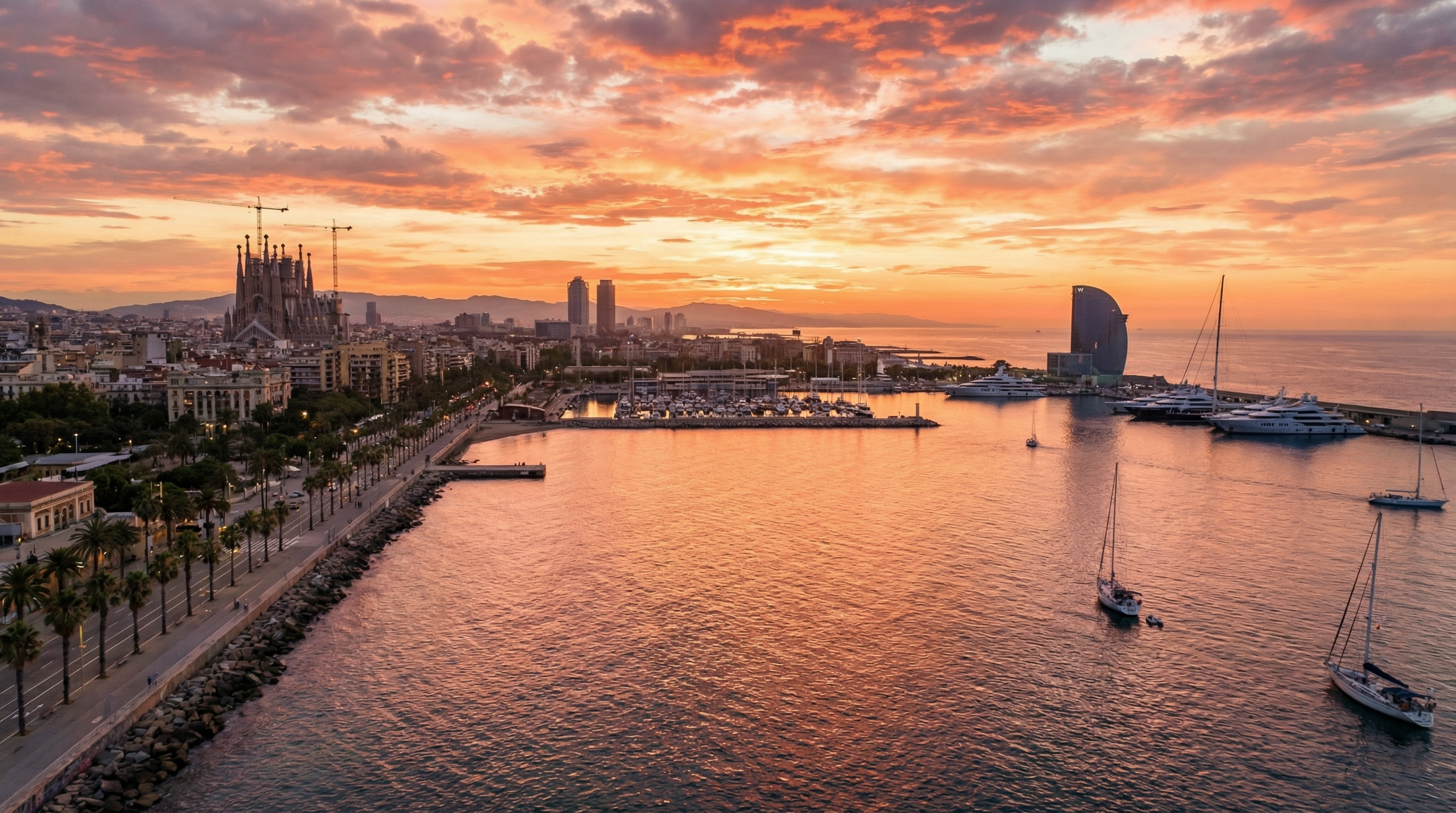 Arrival in Barcelona